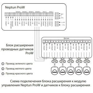 Блок расширения проводных датчиков Neptun ProW