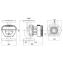 Насос циркуляционный энергоэффективный Shinhoo MEGA 40-10F, фланцевый 220В