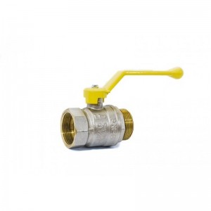 Кран шаровой газовый 1/2" в-н рычаг LD Pride GAS Ру40 Tmax=80